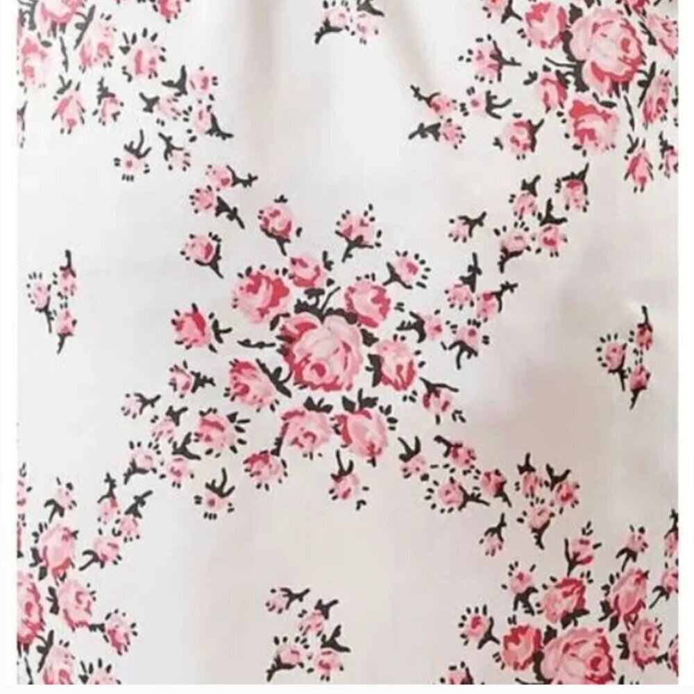 Morgan Lane Satin Allie Robe - White Floral - Plus - NWT - Picture 5 of 7